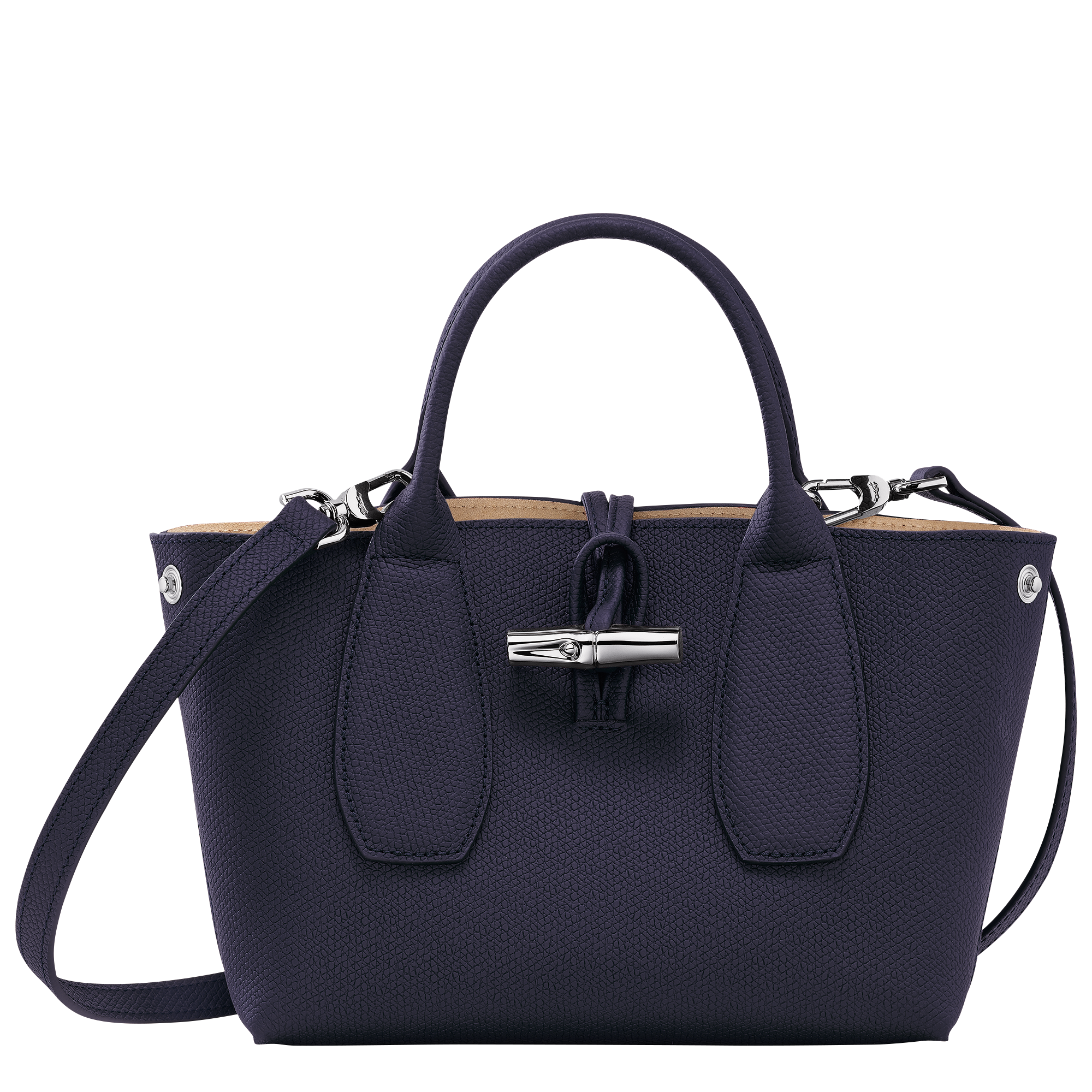 Roseau Handbag S, Bilberry