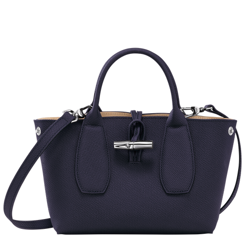 Roseau S Handbag , Bilberry - Leather - View 5 of  5