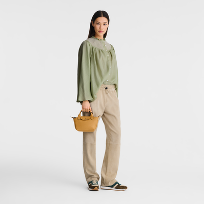 Le Pliage Xtra XS 手提包 , 蜜糖色 - 皮革