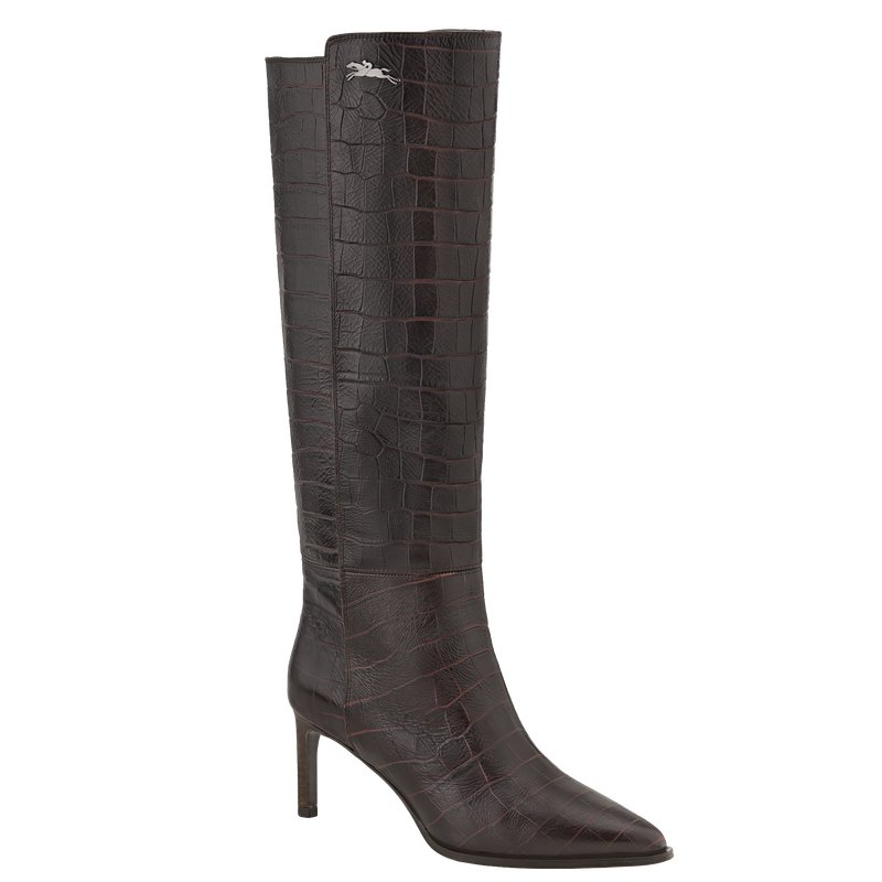 Elan Heel boots , Mocha - Leather  - View 2 of  3