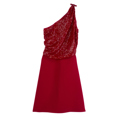 null 连衣裙, 胭脂红