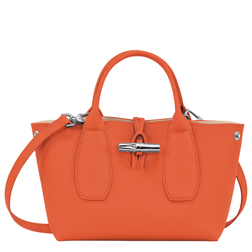Roseau S Handbag , Orange - Leather - View 5 of  7