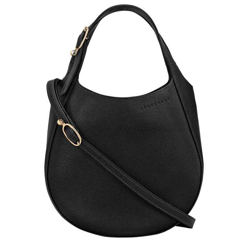 Le Foulonné S Handbag , Black - Leather  - View 5 of  5