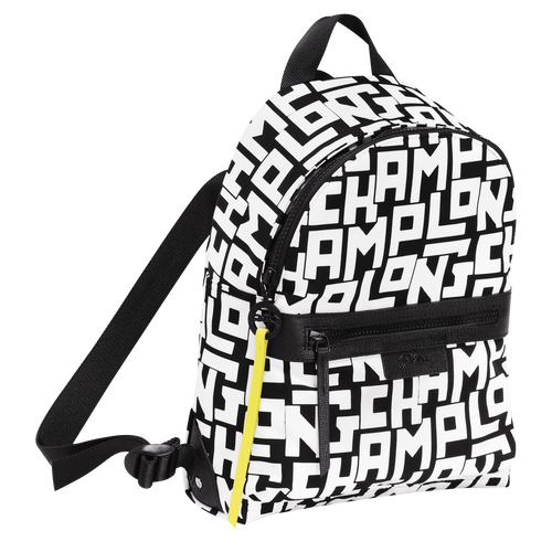 Le Pliage LGP S Backpack , Black/White - Canvas - View 2 of  3