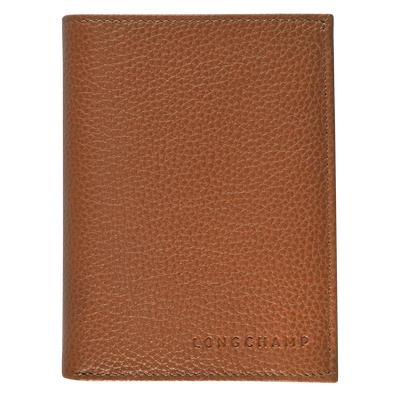 Le Foulonn&eacute; Wallet , Caramel - Leather