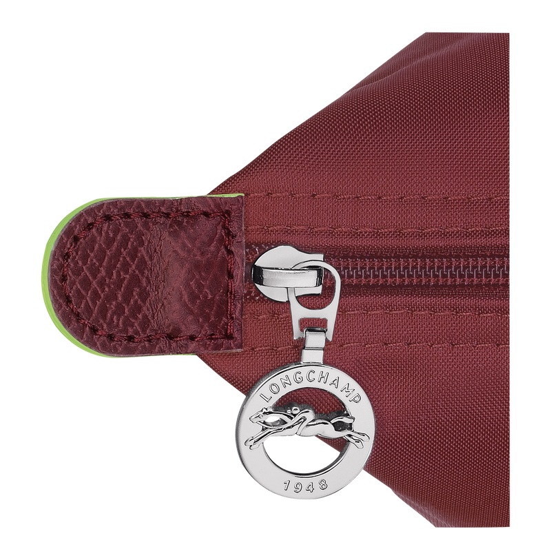 Le Pliage Green L Tote bag , Pomegranate - Recycled canvas  - View 6 of  7