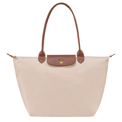Le Pliage Original L 托特包 , 纸张白 - 再生帆布