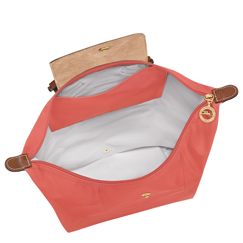 Le Pliage Original M Backpack , Strawberry - Recycled canvas  - View 4 of  6