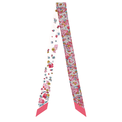 Frise Fleurie Headband , Shrimp - Silk