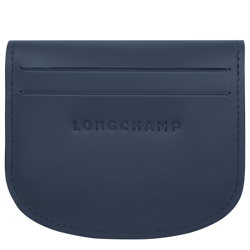 &Eacute;pure 卡夹 , 海军蓝色 - 皮革  - 查看 2 3