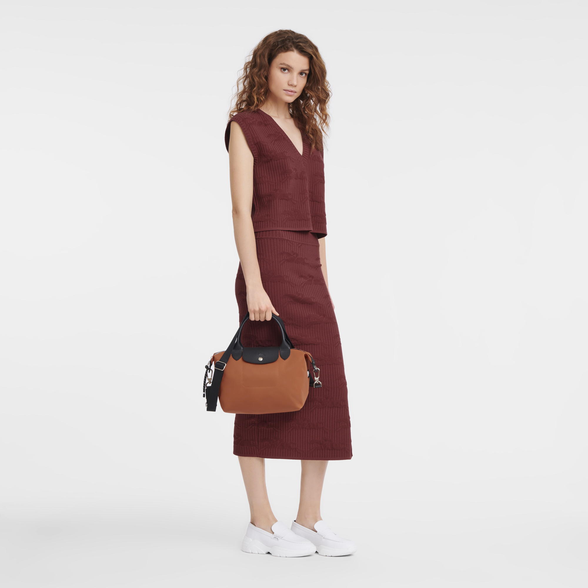 Le Pliage Energy Handbag S, Sienna