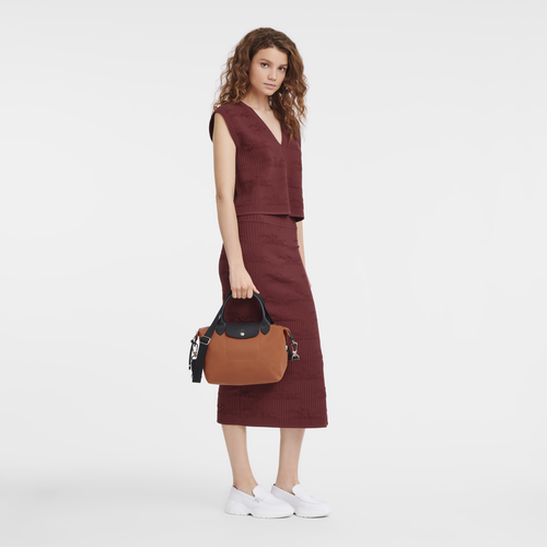 Le Pliage Energy S Handbag , Sienna - Recycled canvas - View 2 of  6