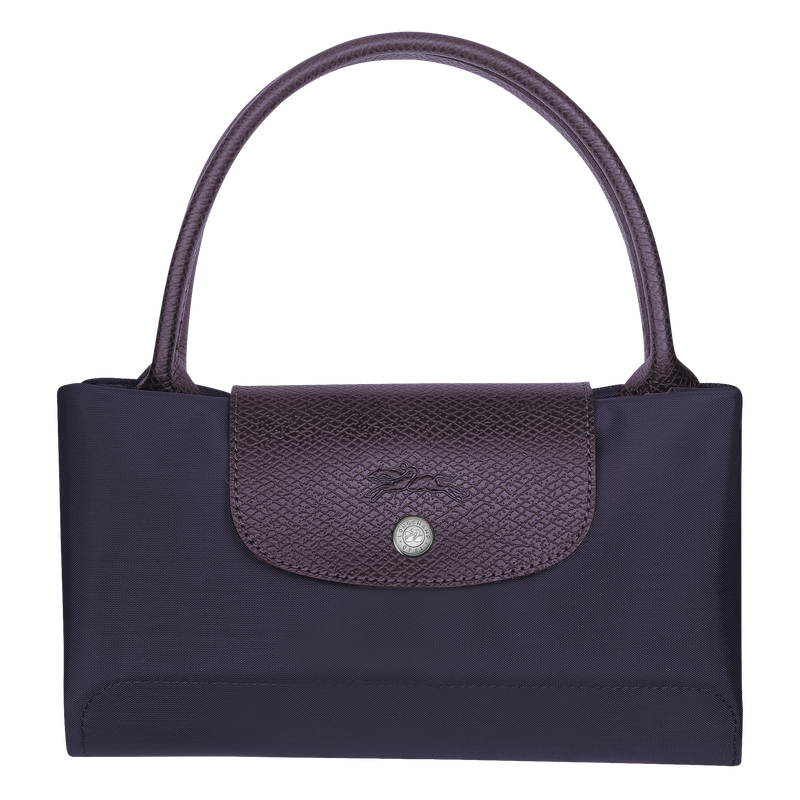 Le Pliage Green M Handbag , Bilberry - Recycled canvas  - View 5 of  5