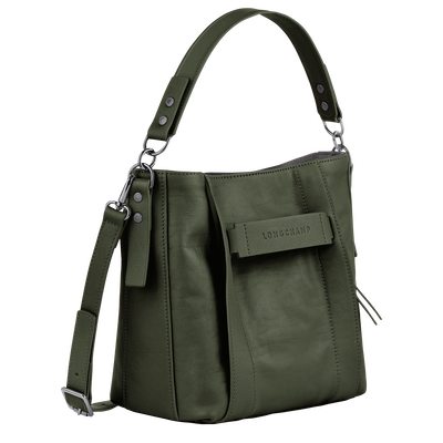 Longchamp 3D 斜挎包 S, 卡其色