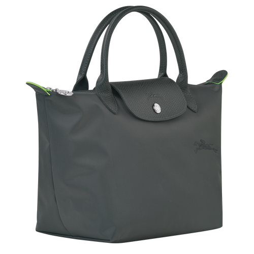Le Pliage Green S Handbag , Graphite - Recycled canvas - View 3 of  6