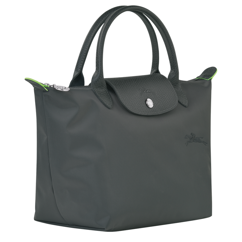 Le Pliage Green S Handbag , Graphite - Recycled canvas  - View 3 of  6