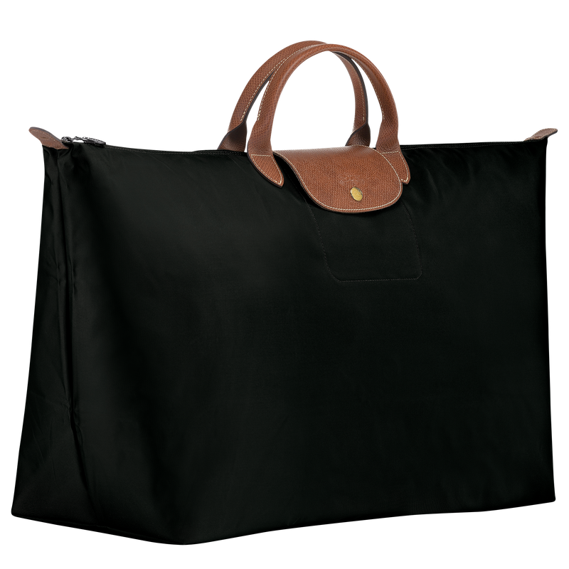 Le Pliage Original M Travel bag , Black - Recycled canvas  - View 3 of  6