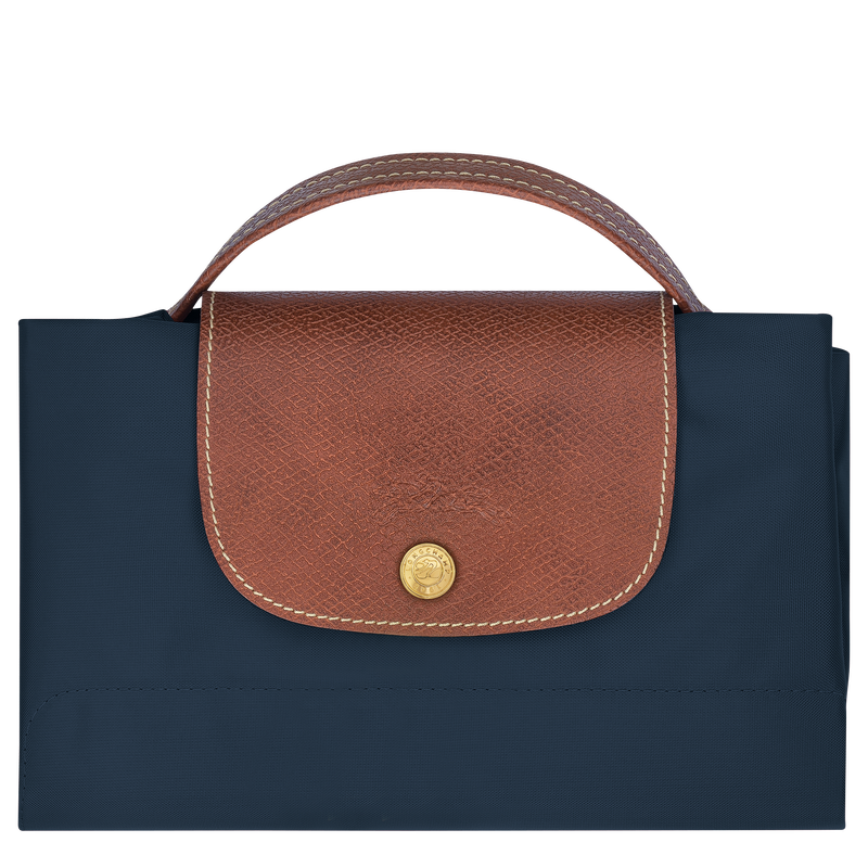 Le Pliage Original S Briefcase , Navy - Recycled canvas  - View 6 of  6