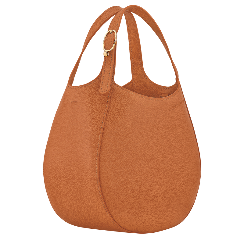 Le Foulonné S 手提包 , 琥珀棕 - 皮革  - 查看 3 7