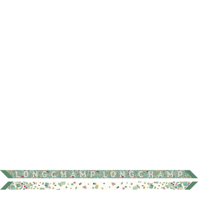 Frise Fleurie（花漾春日） 细丝带 , 绿色 - 真丝