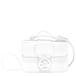 Box-Trot XS Crossbody bag , White - Leather