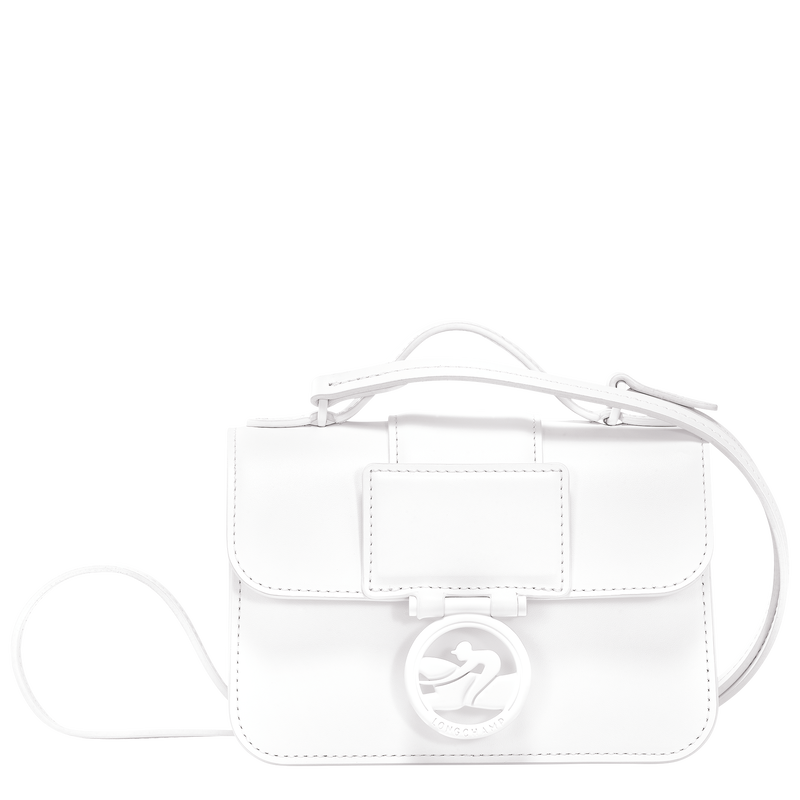 Box-Trot XS Crossbody bag , White - Leather  - View 1 of  5