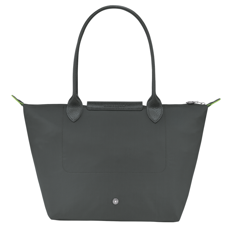 Le Pliage Green M Tote bag , Graphite - Recycled canvas  - View 4 of  6