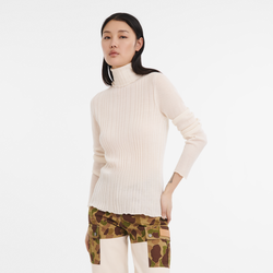 Fall/Winter 2023 Collection Sweater , Ivory - Wool