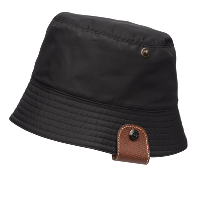 Reversible bucket hat , Black/Paper - Technical taffeta
