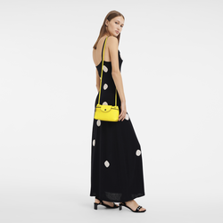 Le Pliage Xtra XS Crossbody bag , Lemon - Leather