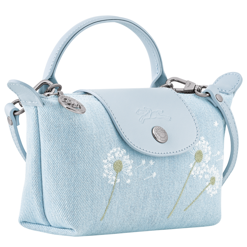 Le Pliage Collection XS 手拿包 , 天空蓝 - 帆布  - 查看 3 7
