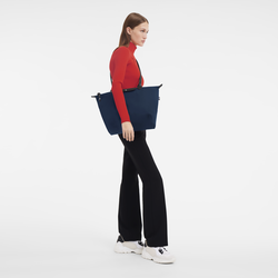Le Pliage Energy L Tote bag , Navy - Recycled canvas