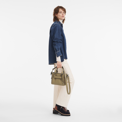 Longchamp 3D S 手提包 , 烟草色 - 皮革
