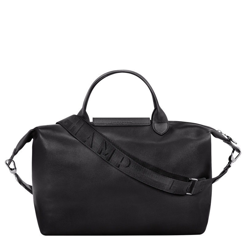 Le Pliage Xtra L Handbag , Black - Leather  - View 4 of  6