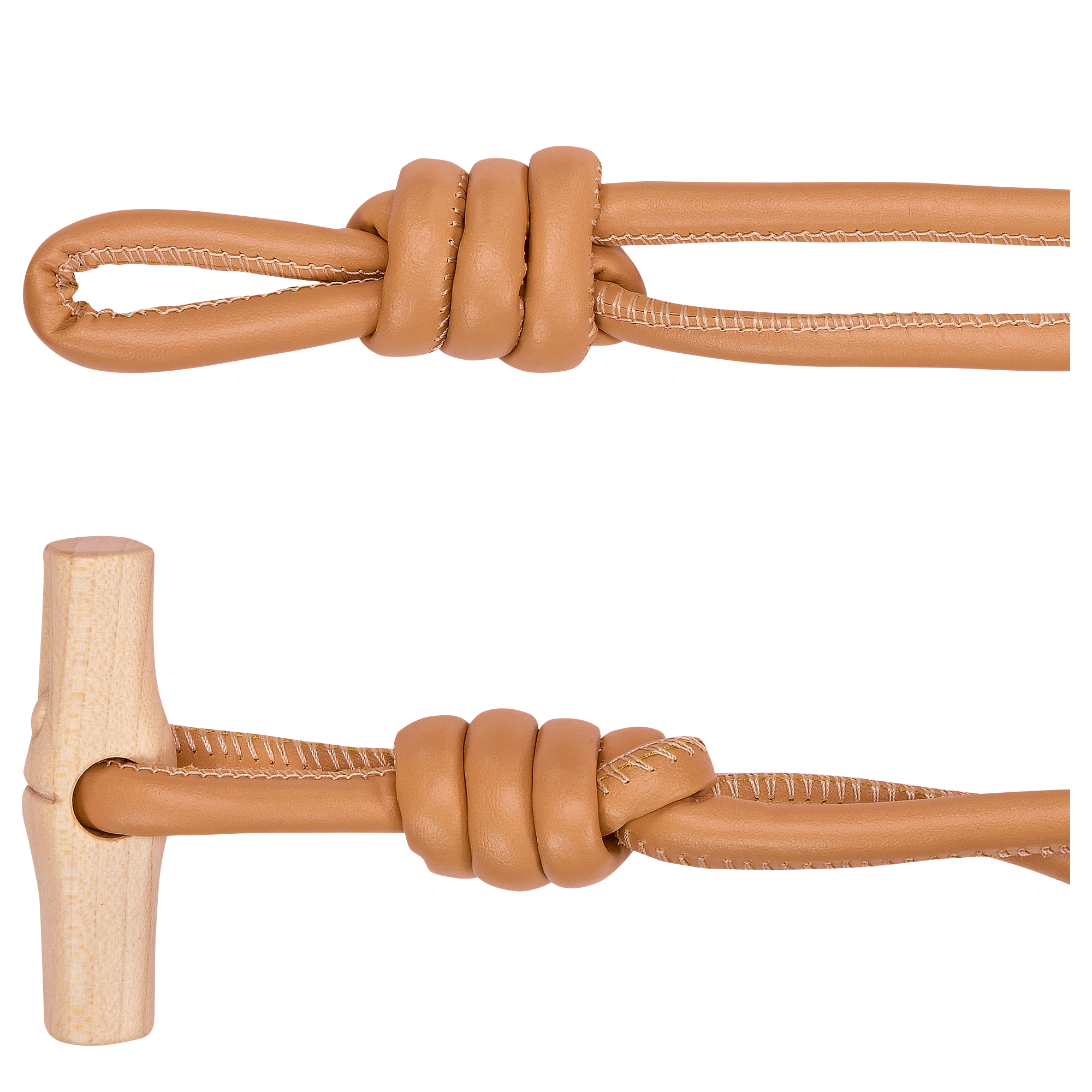 null 女士皮带, 沙白色