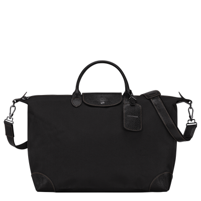 Boxford L Travel bag , Black - Recycled canvas