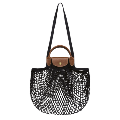 Le Pliage Filet L 网袋 , 黑色 - 帆布