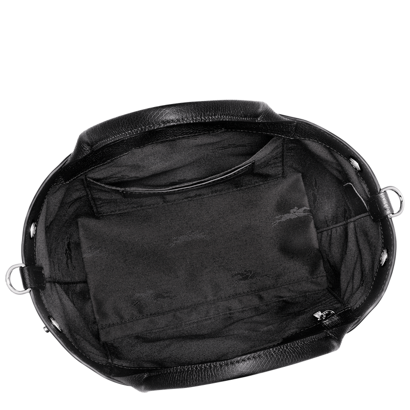 Le Roseau S Handbag , Black - Leather  - View 6 of  7