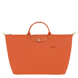 Le Pliage Green S Travel bag , Carot - Recycled canvas