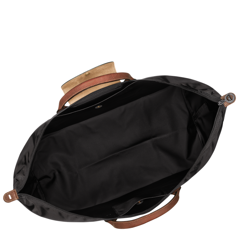 Le Pliage Original M Travel bag , Black - Recycled canvas  - View 5 of  6