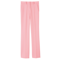 长裤 , 粉红色 - 平纹针织布