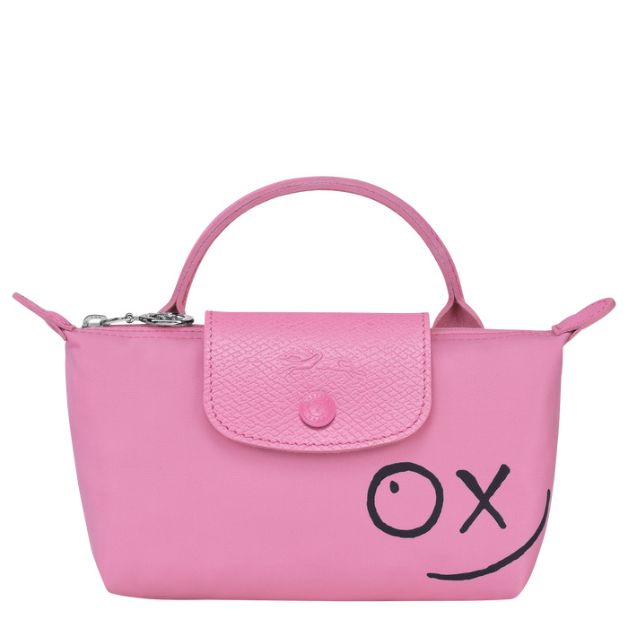 Longchamp x André 手提小袋, 粉红色