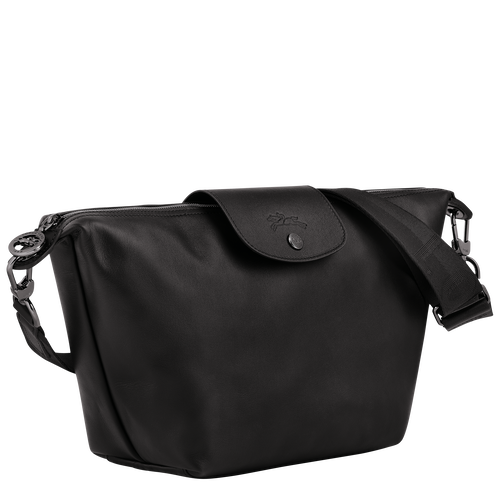 Le Pliage Xtra S Hobo 袋 , 黑色 - 皮革 - 查看 3 6