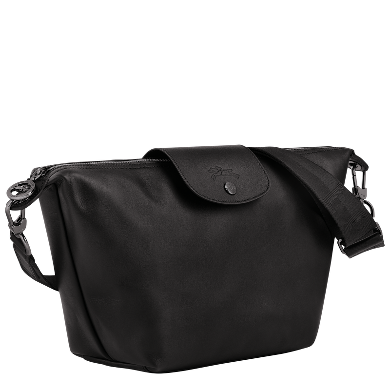 Le Pliage Xtra S Hobo 袋 , 黑色 - 皮革  - 查看 3 6