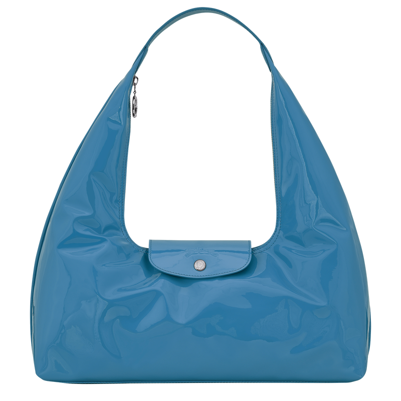 Le Pliage Xtra L 单肩包 , 蔚藍色 - 皮革  - 查看 1 3
