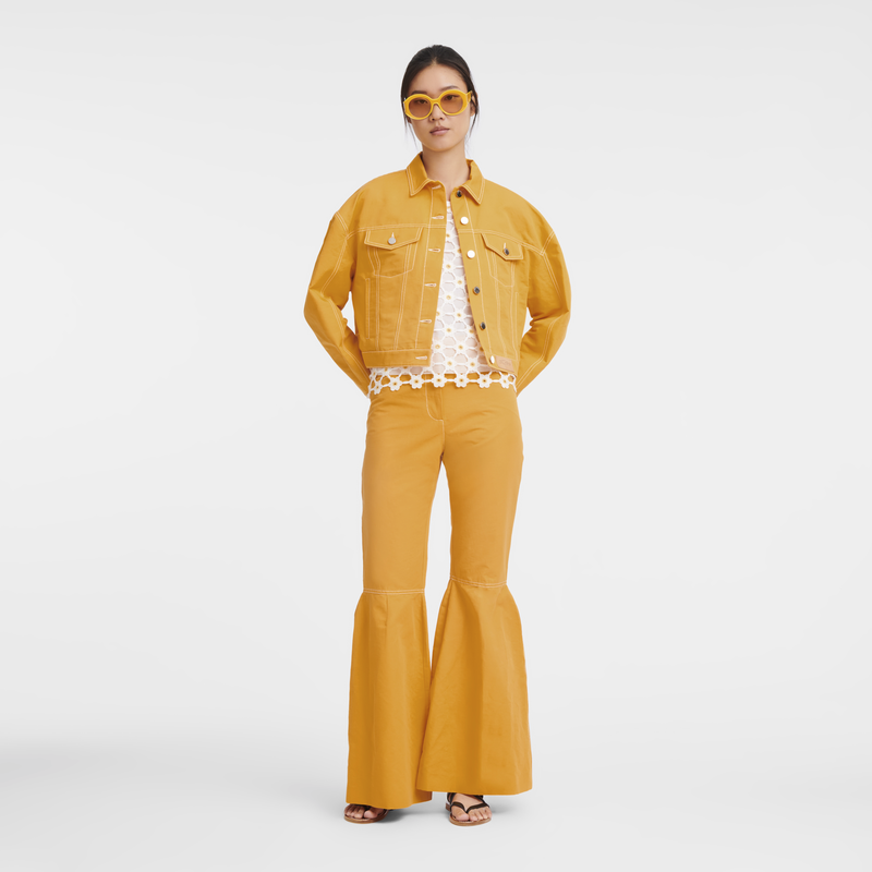 Trousers , Apricot - Gabardine  - View 2 of  3