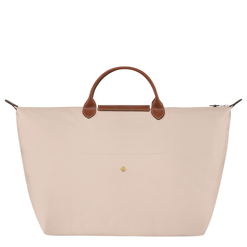 Le Pliage Original L 旅行包 , 纸张白 - 再生帆布  - 查看 4 7