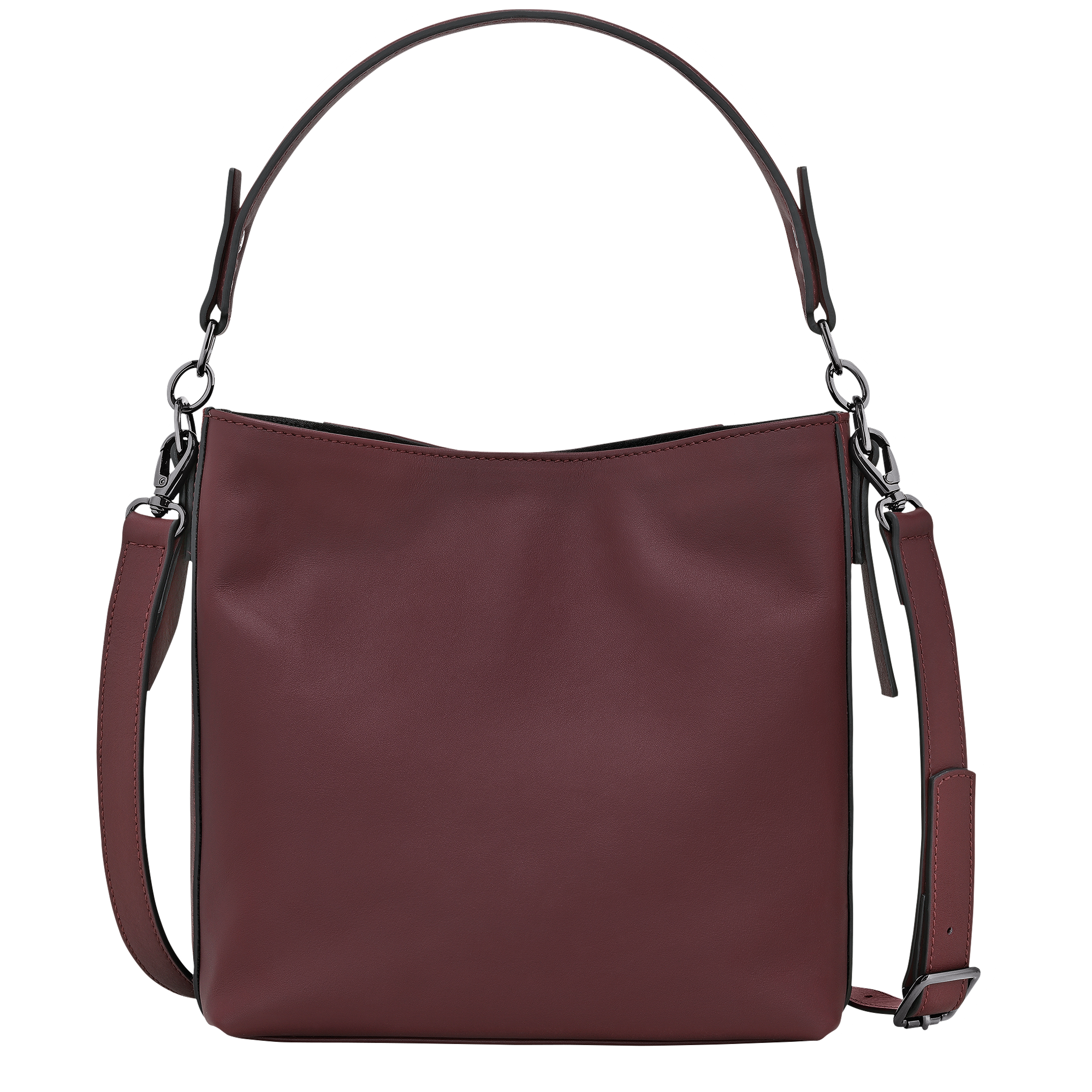 Longchamp 3D 斜挎包 S, 勃艮第色