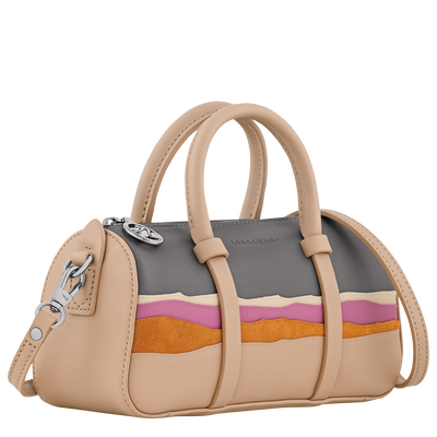 Caroline H&eacute;lain x Longchamp 手提包 S, 米色