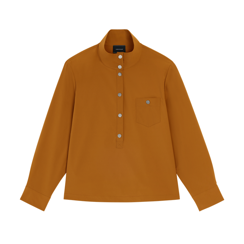 Top , Caramel - Technical poplin  - View 1 of  5